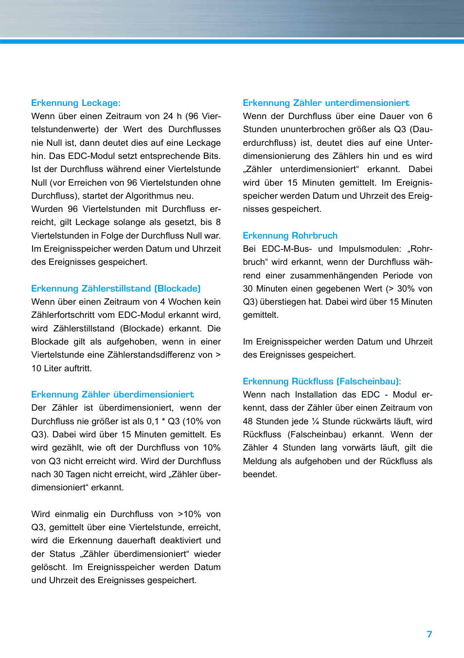 ZENNER EDC – Electronic Data Capture Modul User Manual | Page 7 / 36
