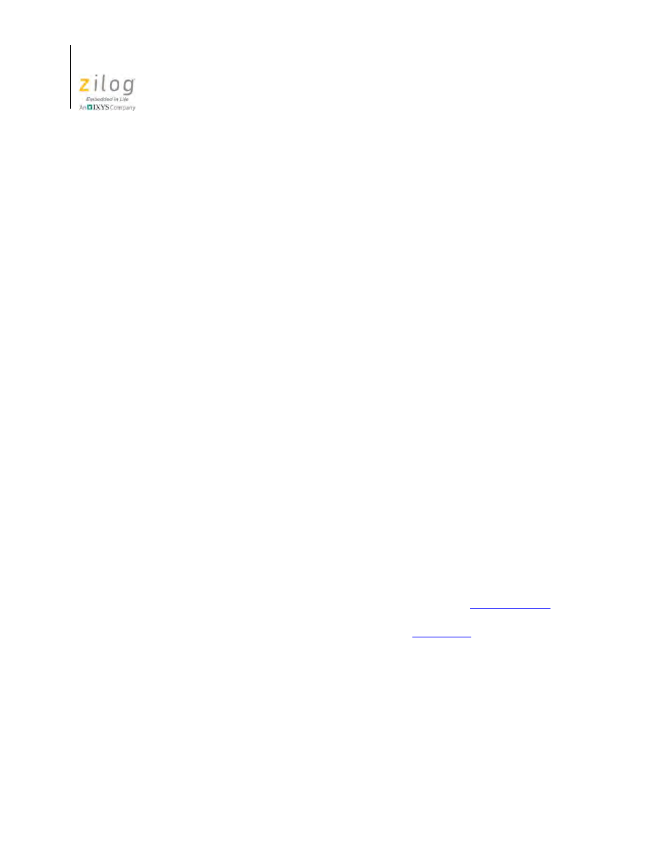 Zilog Z8F0130 User Manual | Page 100 / 582