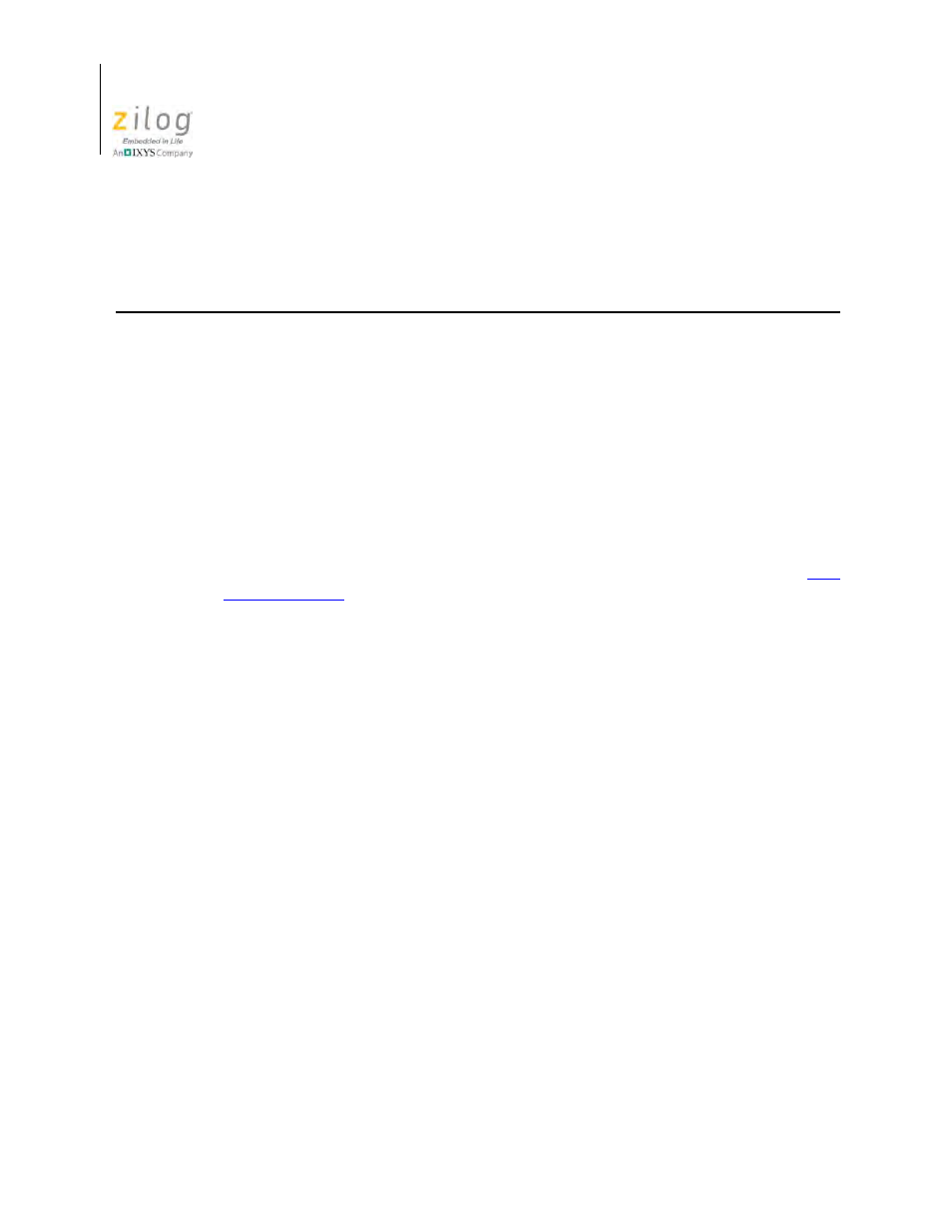 Zilog Z8F0130 User Manual | Page 124 / 582