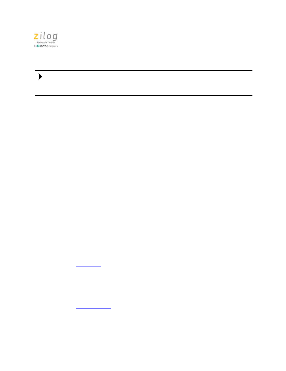 Language extensions, Ion. see the, Guage extensions | Zilog Z8F0130 User Manual | Page 218 / 582