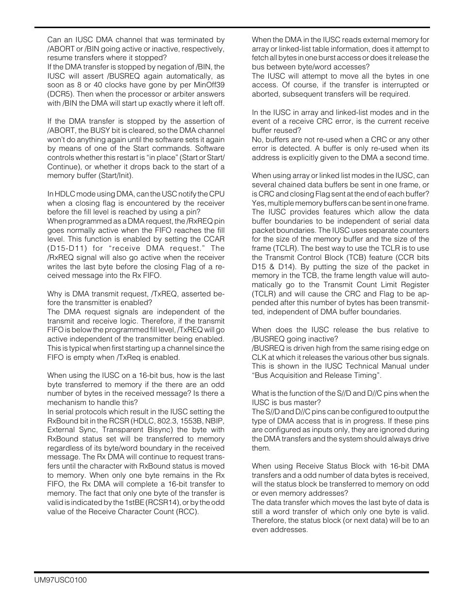 Zilog Z16C30 User Manual | Page 203 / 208
