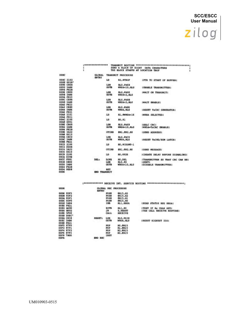 Zilog Z80230 User Manual | Page 316 / 394