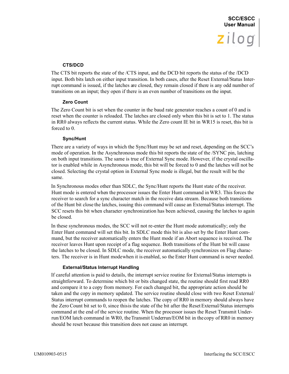 Zilog Z80230 User Manual | Page 66 / 394