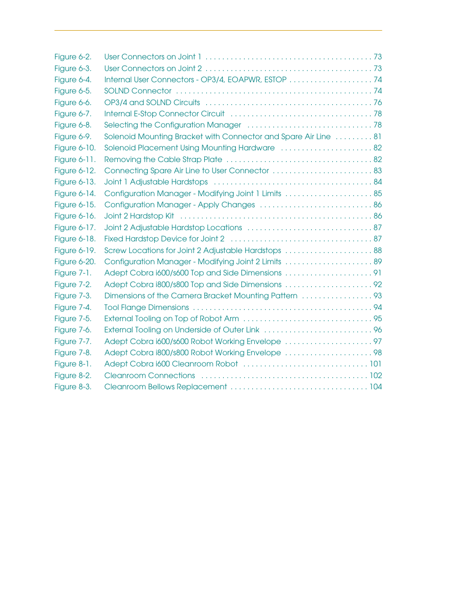 Adept i600 Cobra User Manual | Page 10 / 110