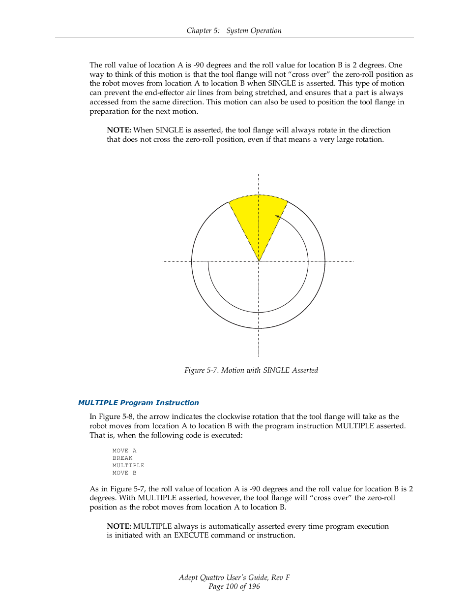Adept s650HS Quattro User Manual | Page 100 / 196