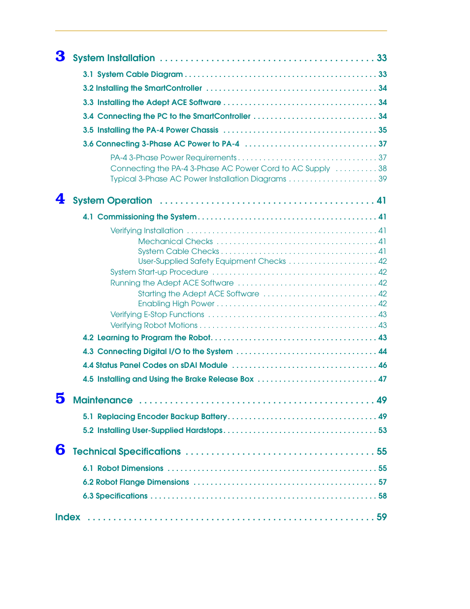 Adept s1300 Viper User Manual | Page 6 / 62