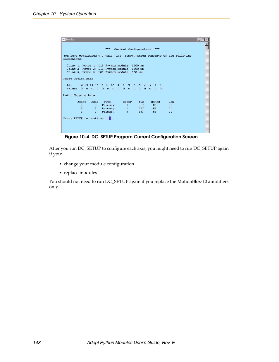 Adept Python User Manual | Page 148 / 170