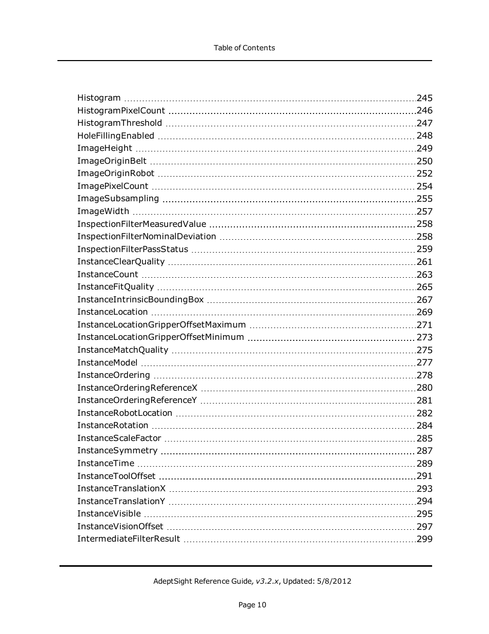 Adept AdeptSight Reference Guide User Manual | Page 10 / 579