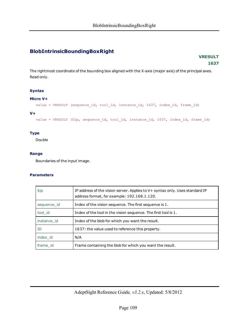 Blobintrinsicboundingboxright | Adept AdeptSight Reference Guide User Manual | Page 109 / 579