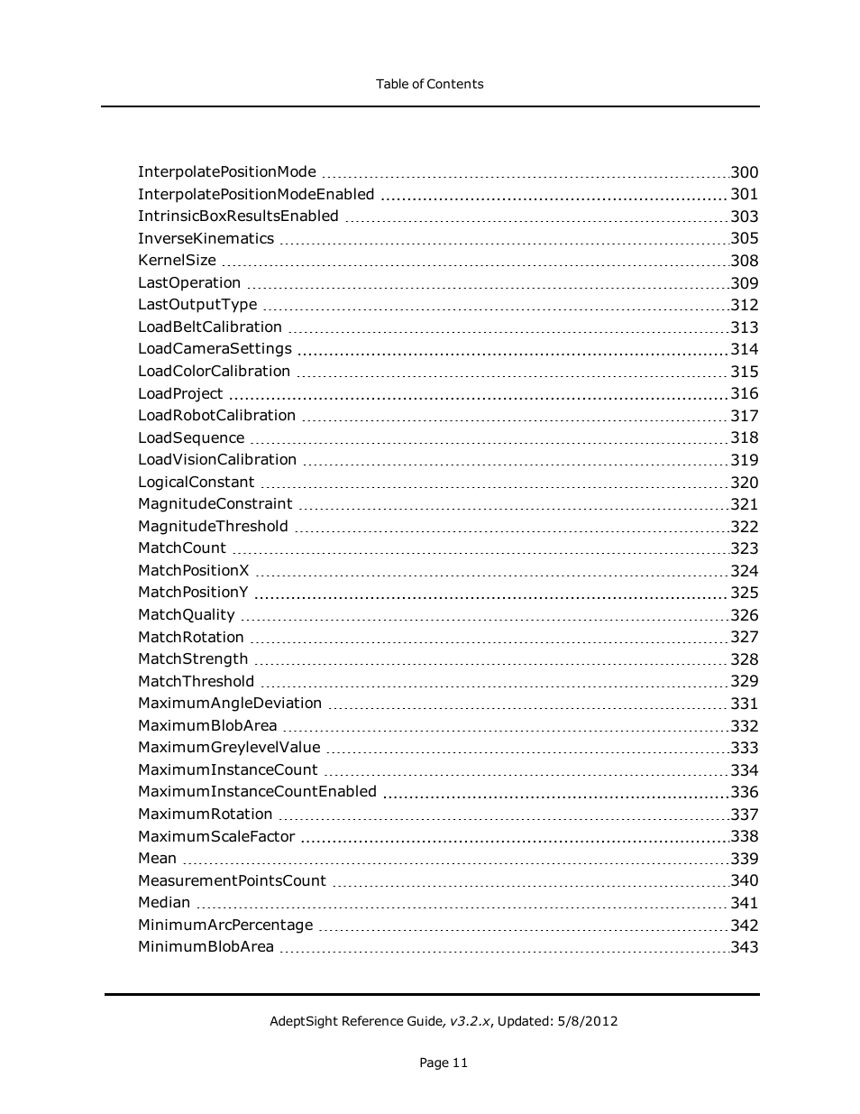 Adept AdeptSight Reference Guide User Manual | Page 11 / 579