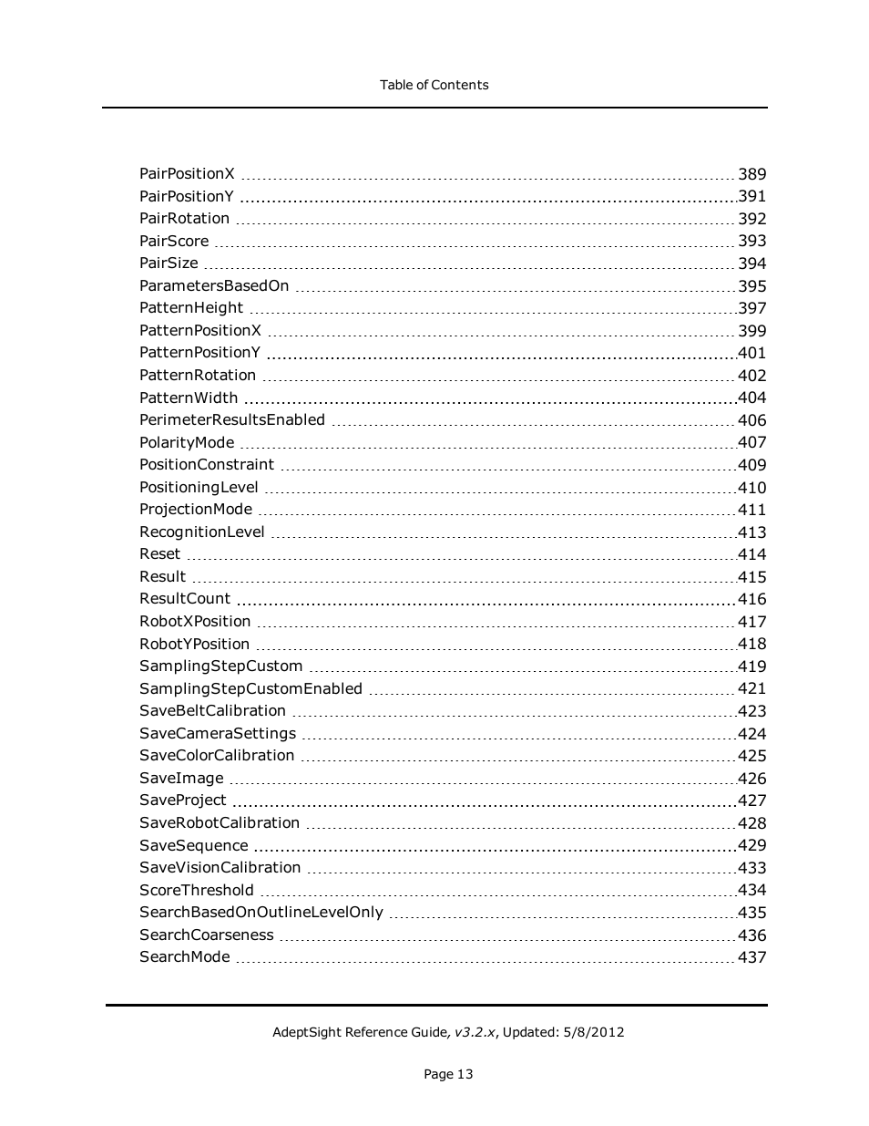 Adept AdeptSight Reference Guide User Manual | Page 13 / 579