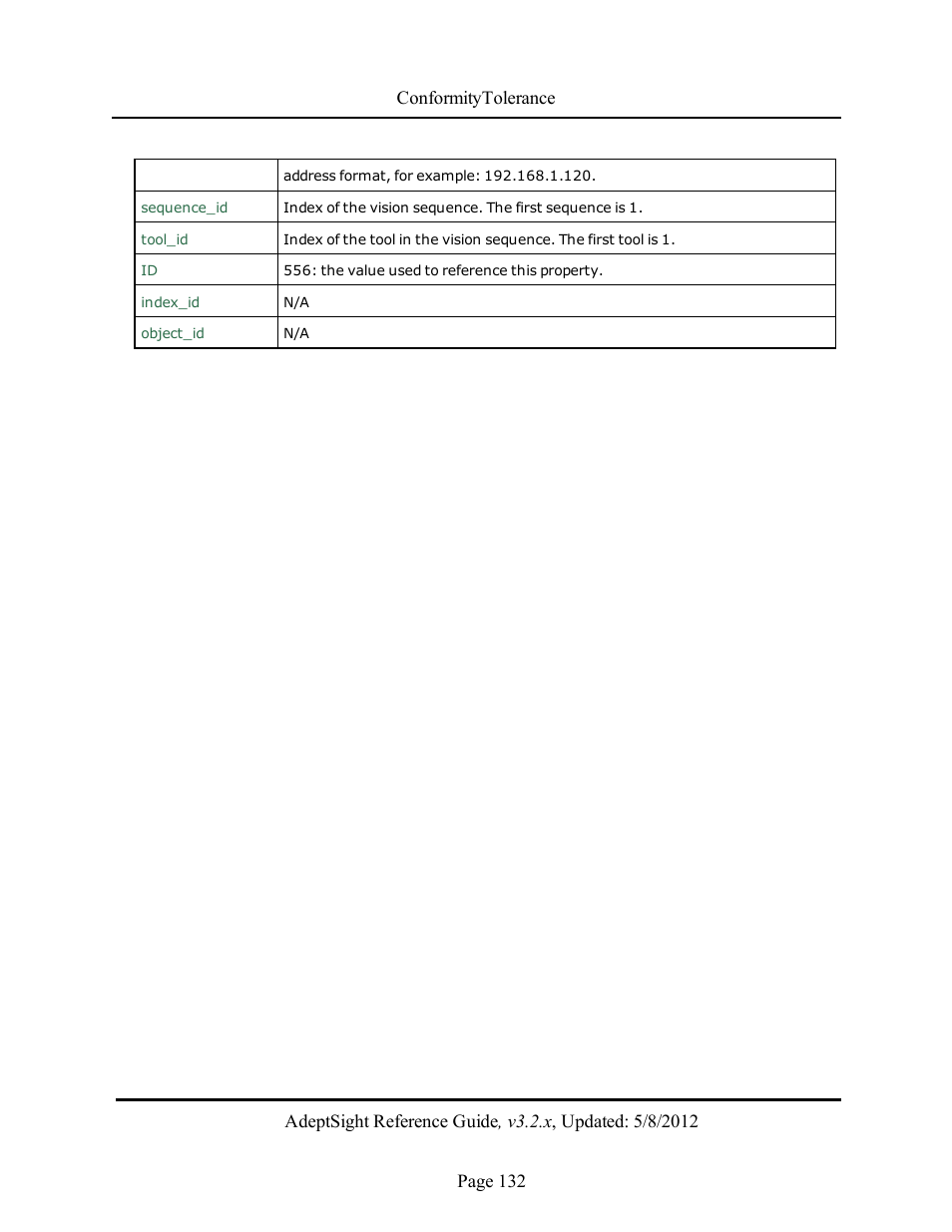Adept AdeptSight Reference Guide User Manual | Page 132 / 579