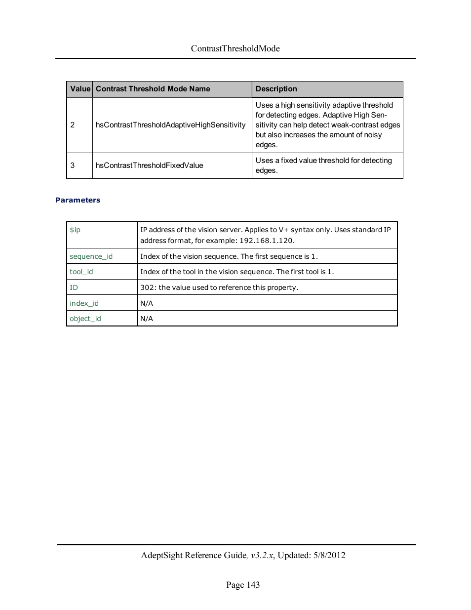 Adept AdeptSight Reference Guide User Manual | Page 143 / 579