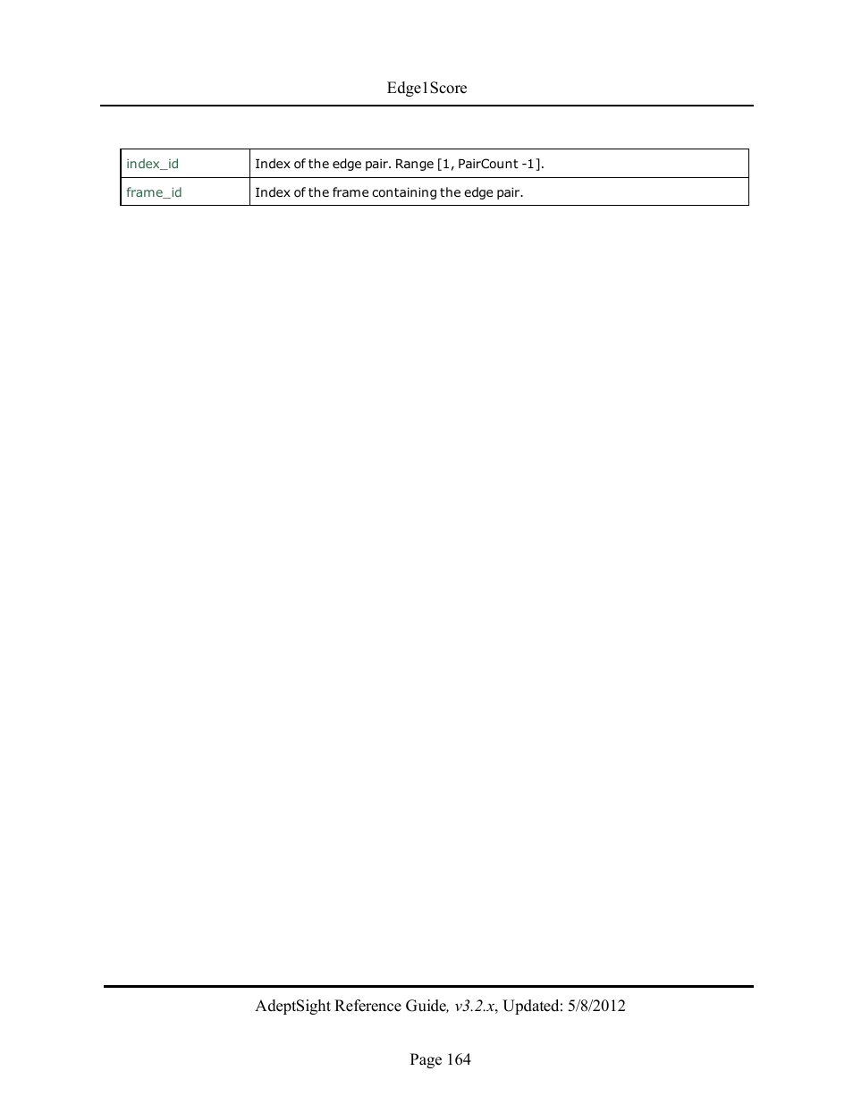 Adept AdeptSight Reference Guide User Manual | Page 164 / 579