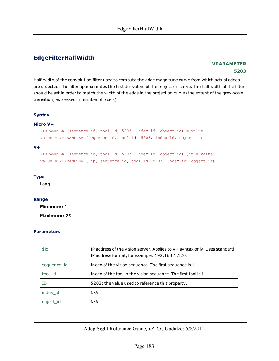 Edgefilterhalfwidth | Adept AdeptSight Reference Guide User Manual | Page 183 / 579