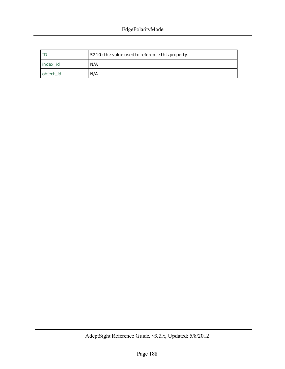 Adept AdeptSight Reference Guide User Manual | Page 188 / 579