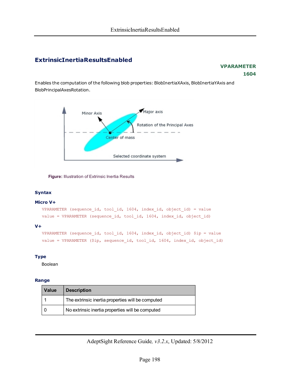 Extrinsicinertiaresultsenabled | Adept AdeptSight Reference Guide User Manual | Page 198 / 579