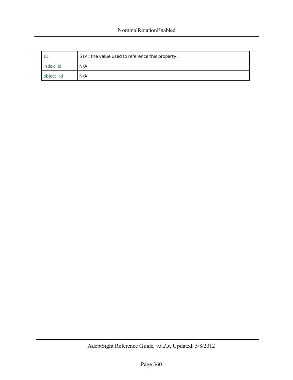 Adept AdeptSight Reference Guide User Manual | Page 360 / 579