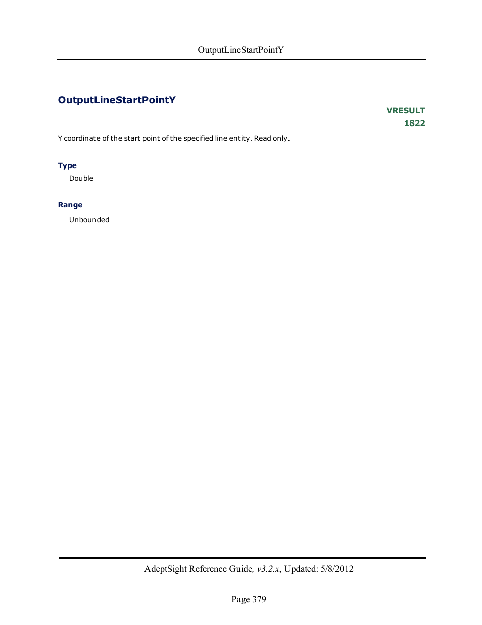 Outputlinestartpointy | Adept AdeptSight Reference Guide User Manual | Page 379 / 579