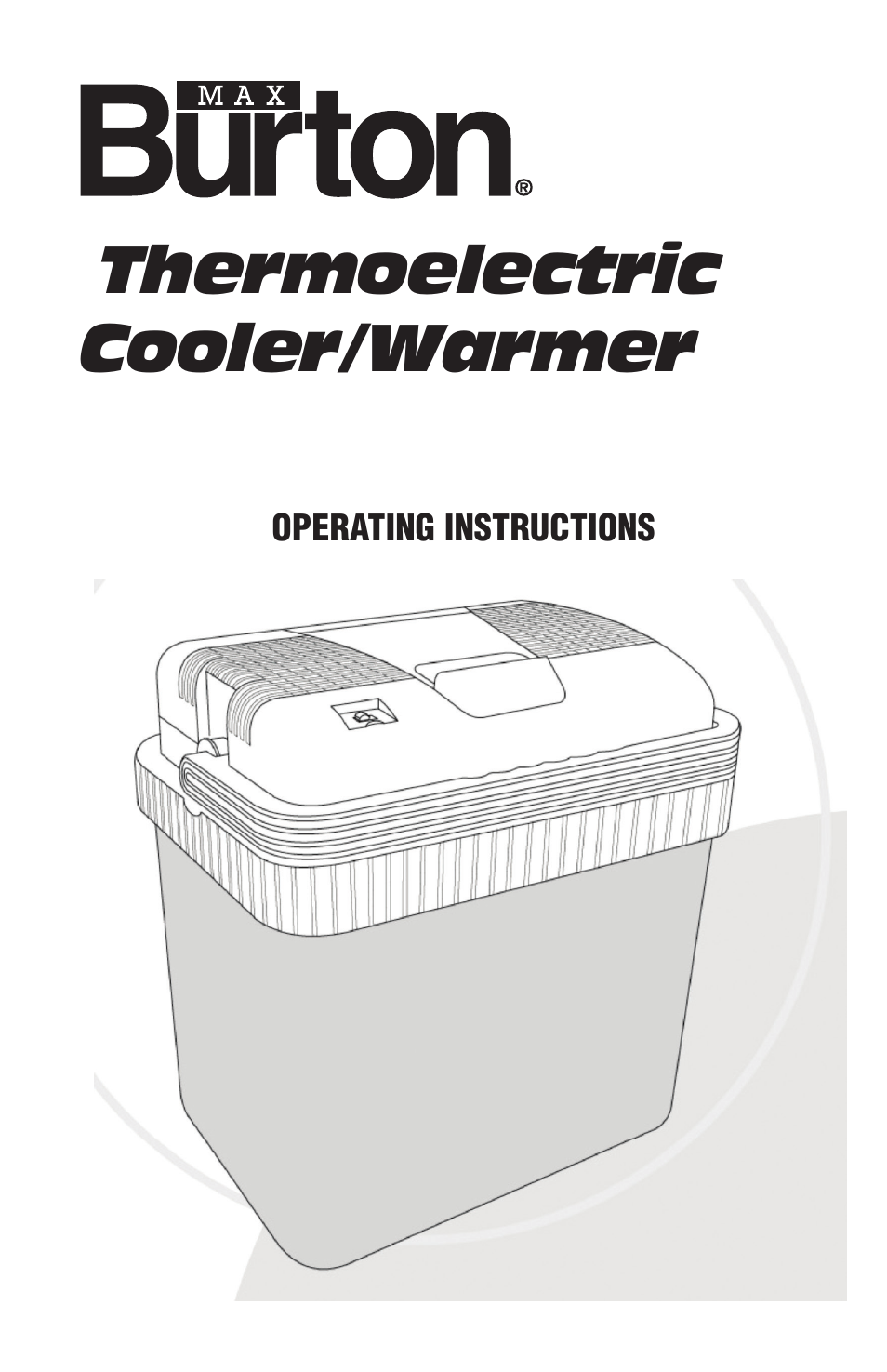 Aervoe Thermoelectric Cooler User Manual | 16 pages