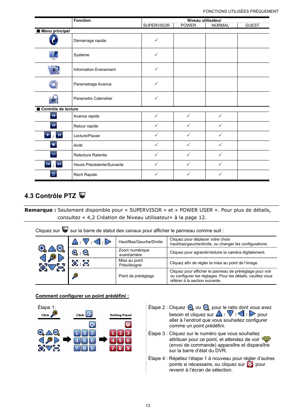 3 contrôle ptz | AGI Security SYS-16A901 User Manual User Manual | Page 101 / 459