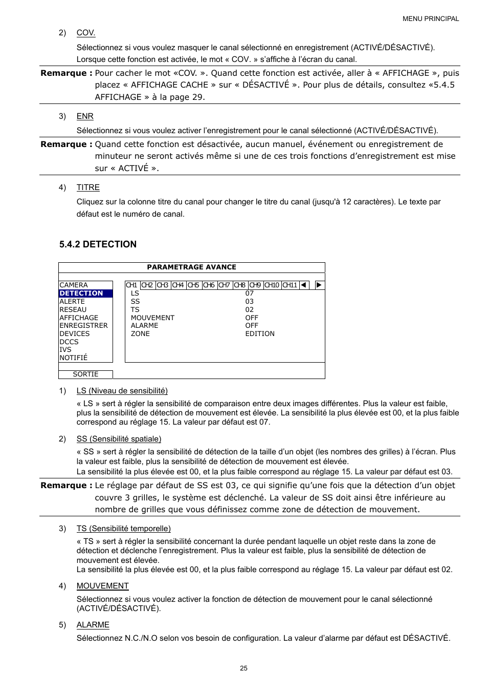 2 detection | AGI Security SYS-16A901 User Manual User Manual | Page 113 / 459