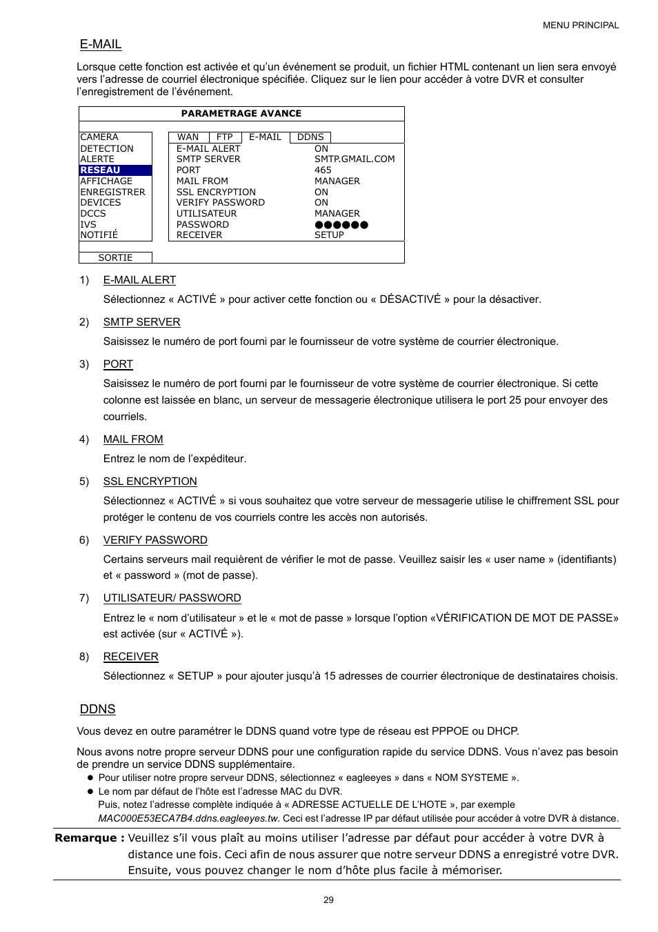 E-mail, Ddns | AGI Security SYS-16A901 User Manual User Manual | Page 117 / 459