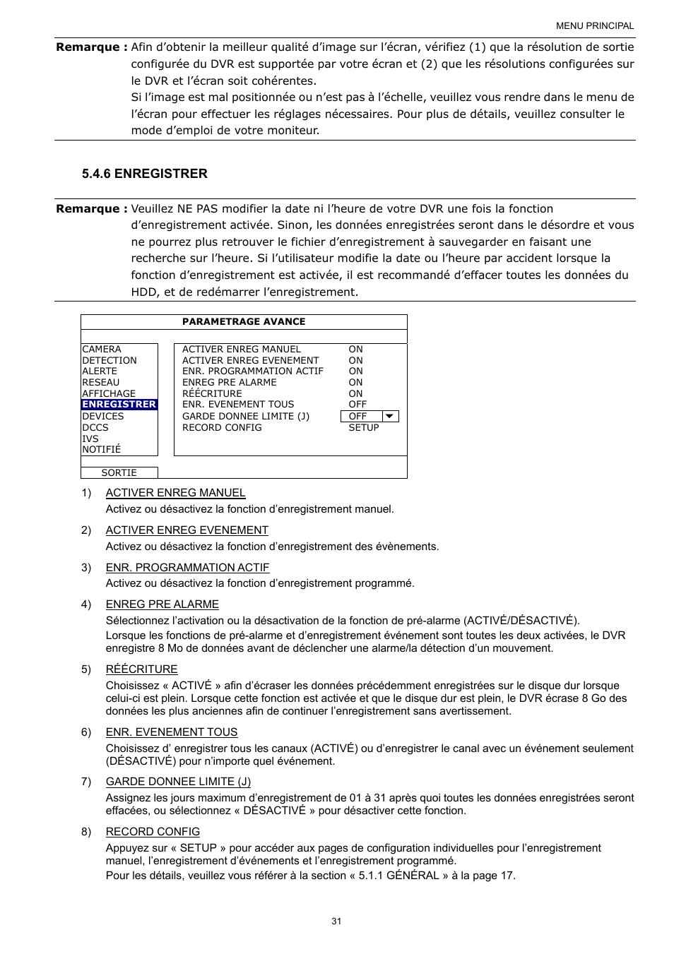 6 enregistrer | AGI Security SYS-16A901 User Manual User Manual | Page 119 / 459