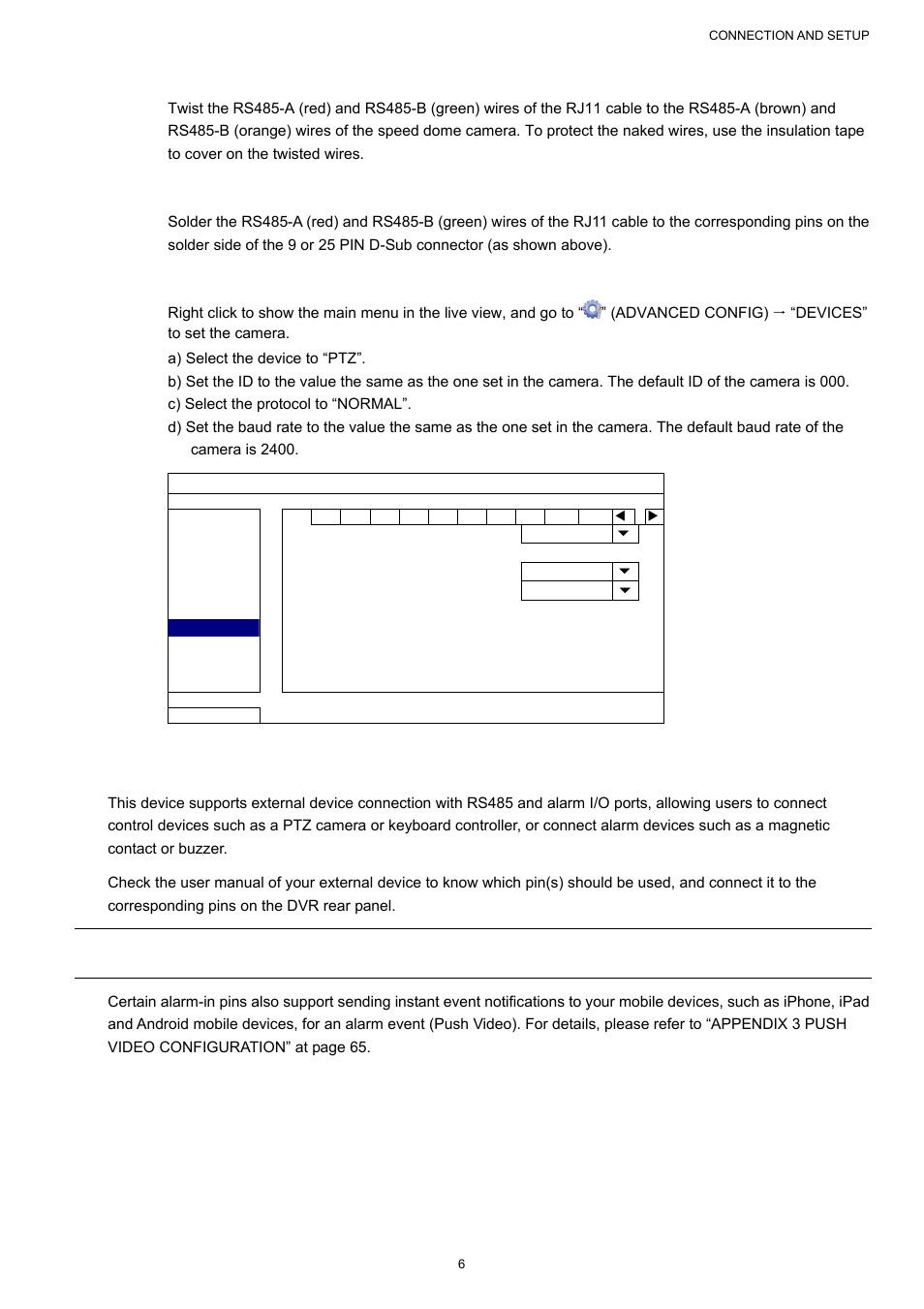 3 external device connection | AGI Security SYS-16A901 User Manual User Manual | Page 12 / 459