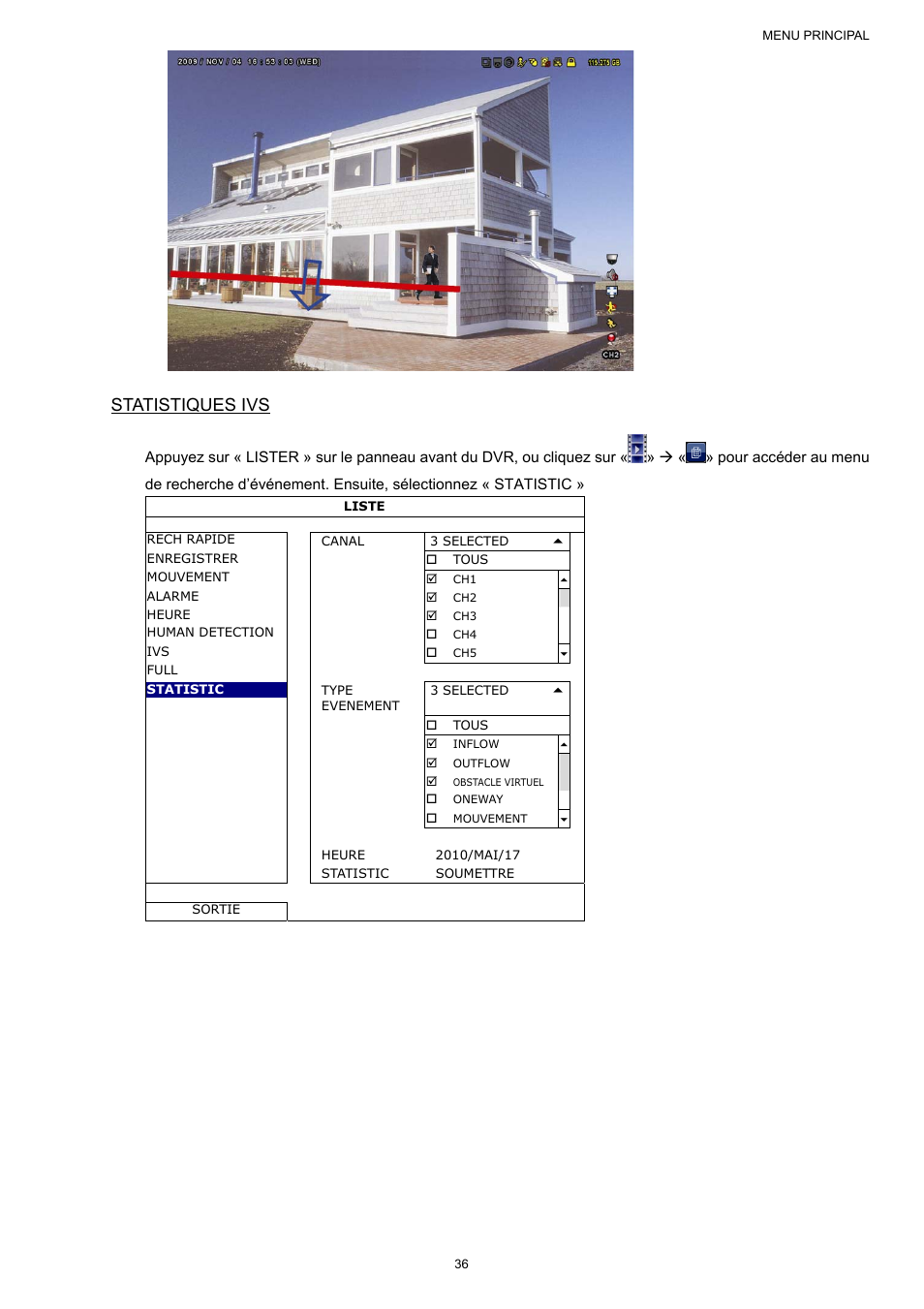 Statistiques ivs | AGI Security SYS-16A901 User Manual User Manual | Page 124 / 459