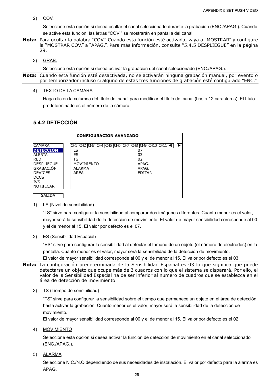 2 detección | AGI Security SYS-16A901 User Manual User Manual | Page 188 / 459