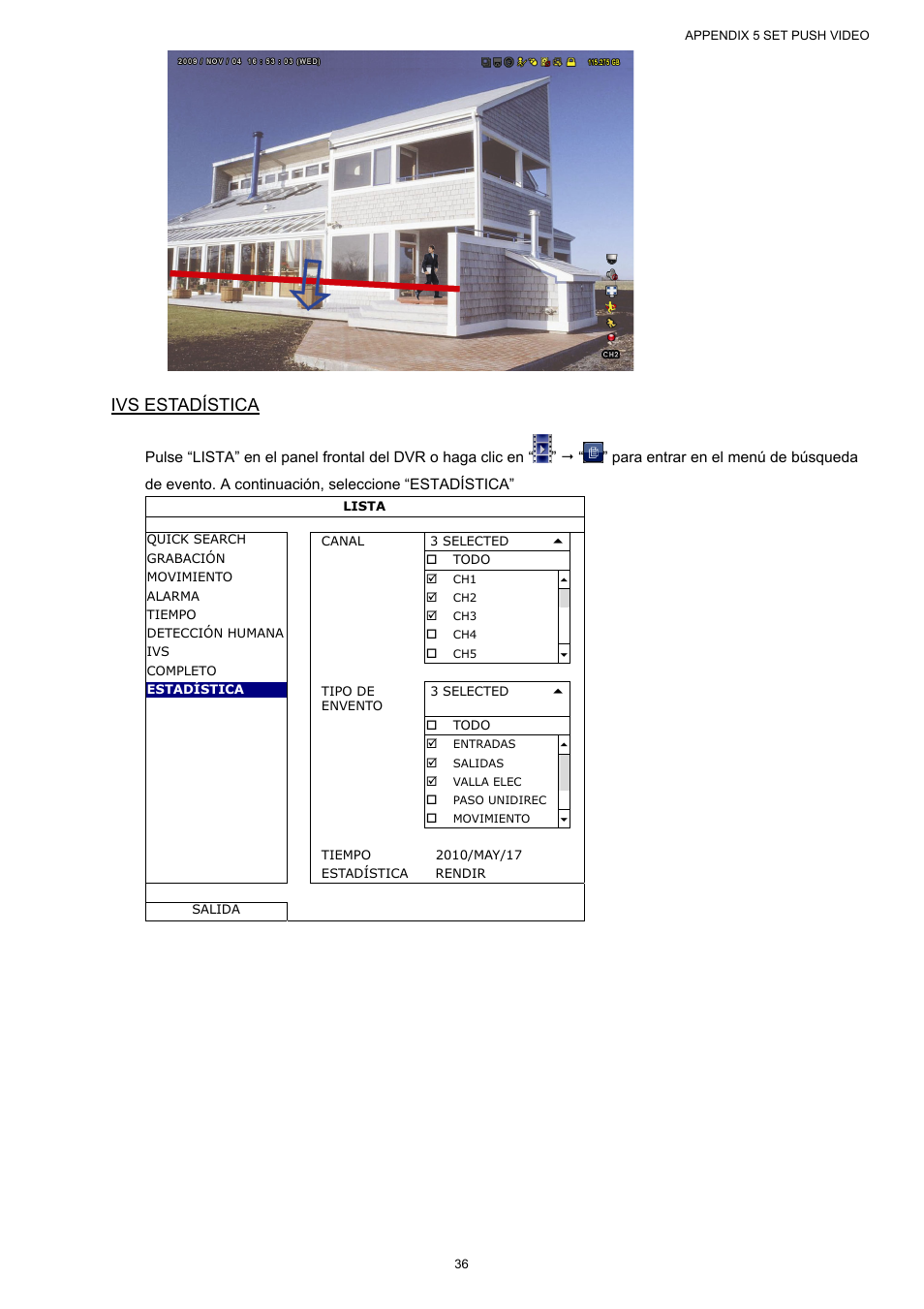Ivs estadística | AGI Security SYS-16A901 User Manual User Manual | Page 199 / 459