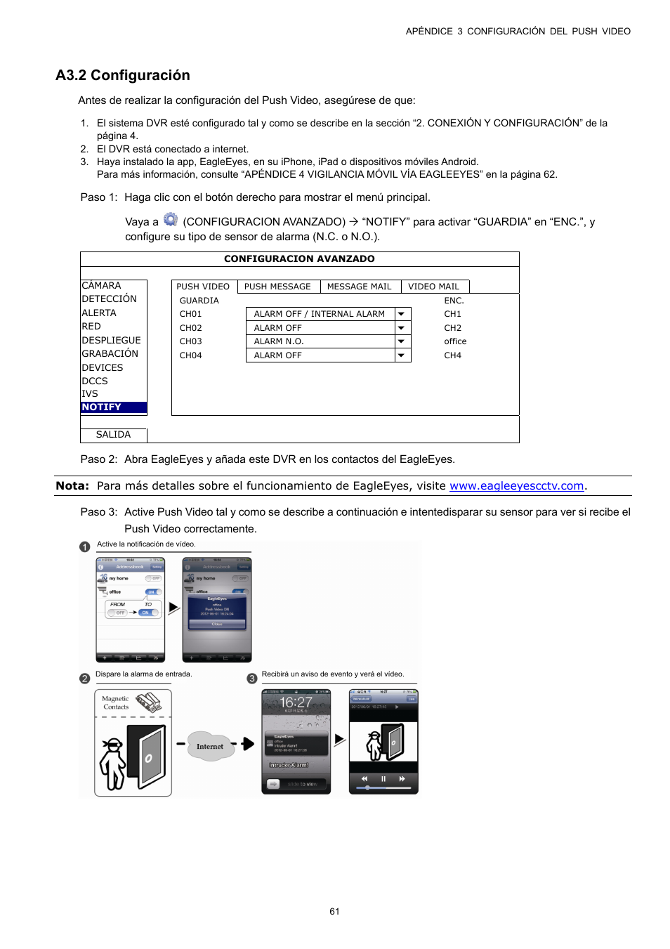 A3.2 configuración | AGI Security SYS-16A901 User Manual User Manual | Page 224 / 459