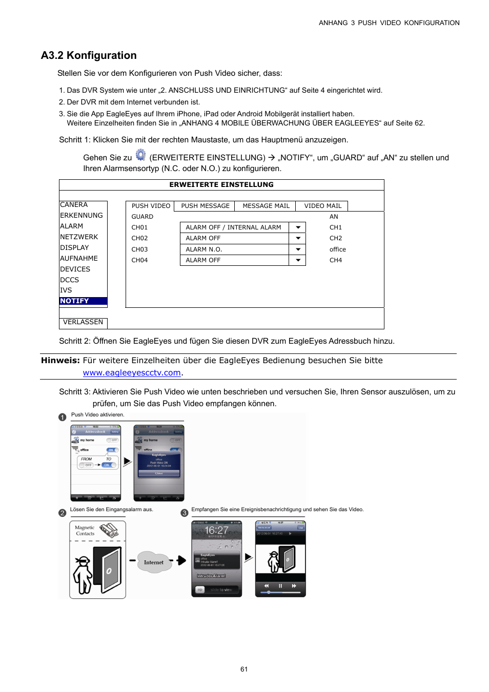 A3.2 konfiguration | AGI Security SYS-16A901 User Manual User Manual | Page 374 / 459