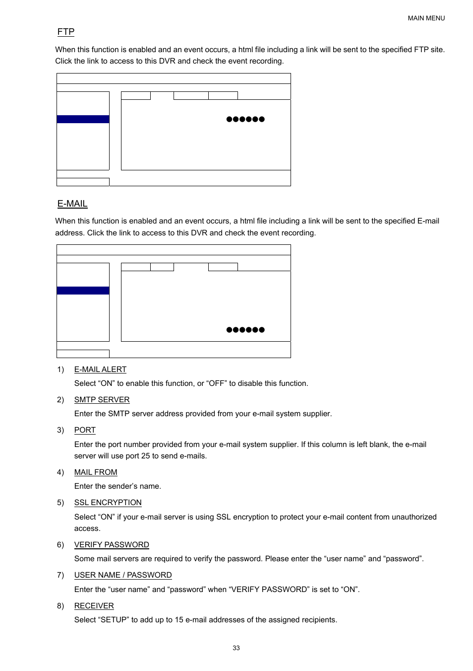 E-mail | AGI Security SYS-16A901 User Manual User Manual | Page 39 / 459