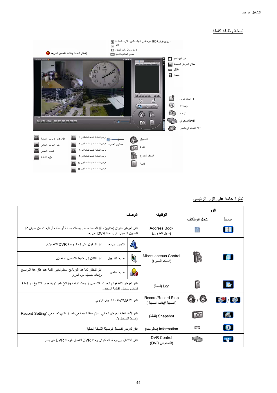 ﺔﻠﻣﺎآ ﺔﻔﻴﻇو ﺔﺨﺴﻧ, ﻲﺴﻴﺋﺮﻟا رﺰﻟا ﻰﻠﻋ ﺔﻣﺎﻋ ةﺮﻈﻧ | AGI Security SYS-16A901 User Manual User Manual | Page 433 / 459