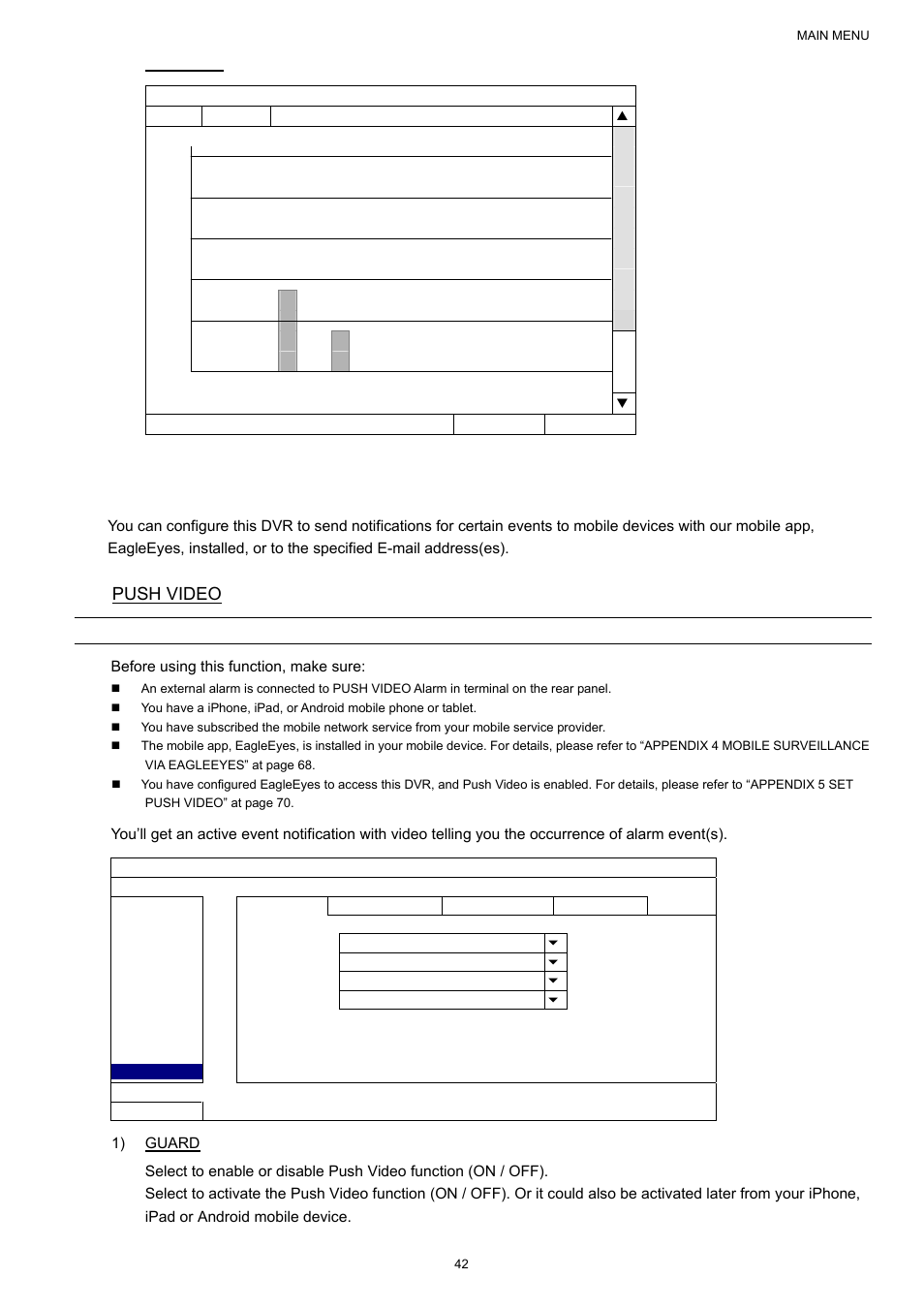 10 notify, Push video | AGI Security SYS-16A901 User Manual User Manual | Page 48 / 459