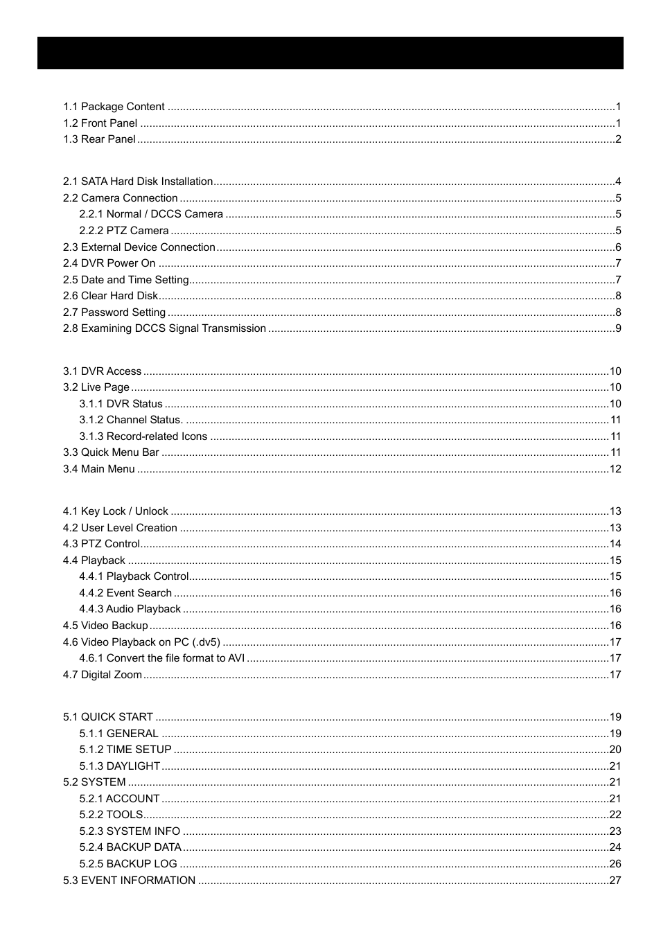 AGI Security SYS-16A901 User Manual User Manual | Page 5 / 459