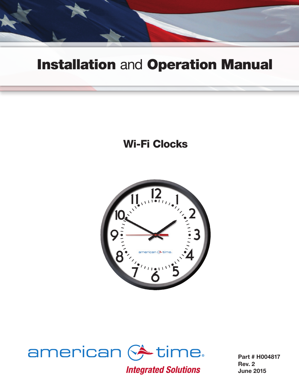 American Time Wi-Fi Clocks User Manual | 23 pages