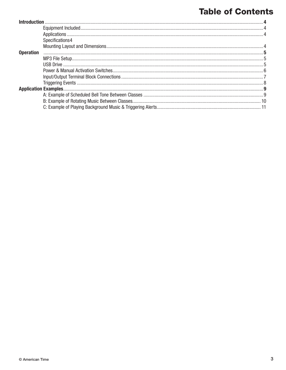 American Time Wireless Audio Generator User Manual | Page 3 / 12