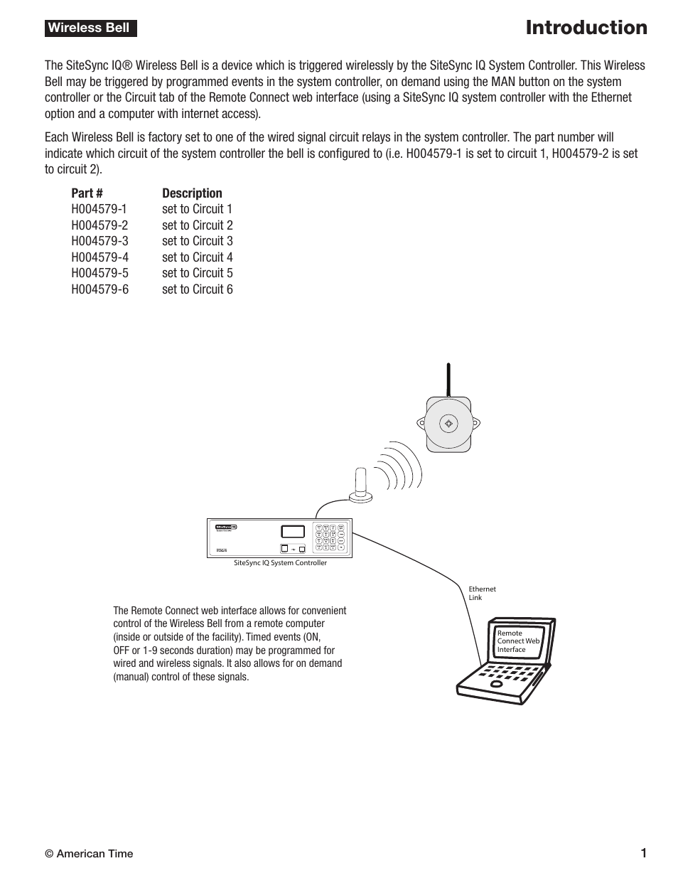 Introduction | American Time Wireless Indoor Bell User Manual | Page 3 / 6