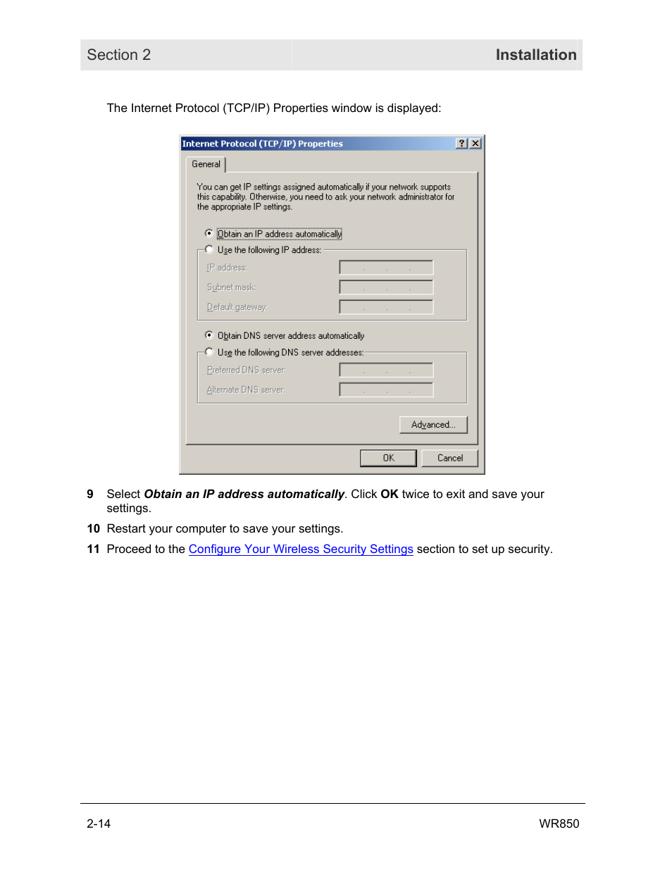 Motorola WR850GP User Manual | Page 30 / 95