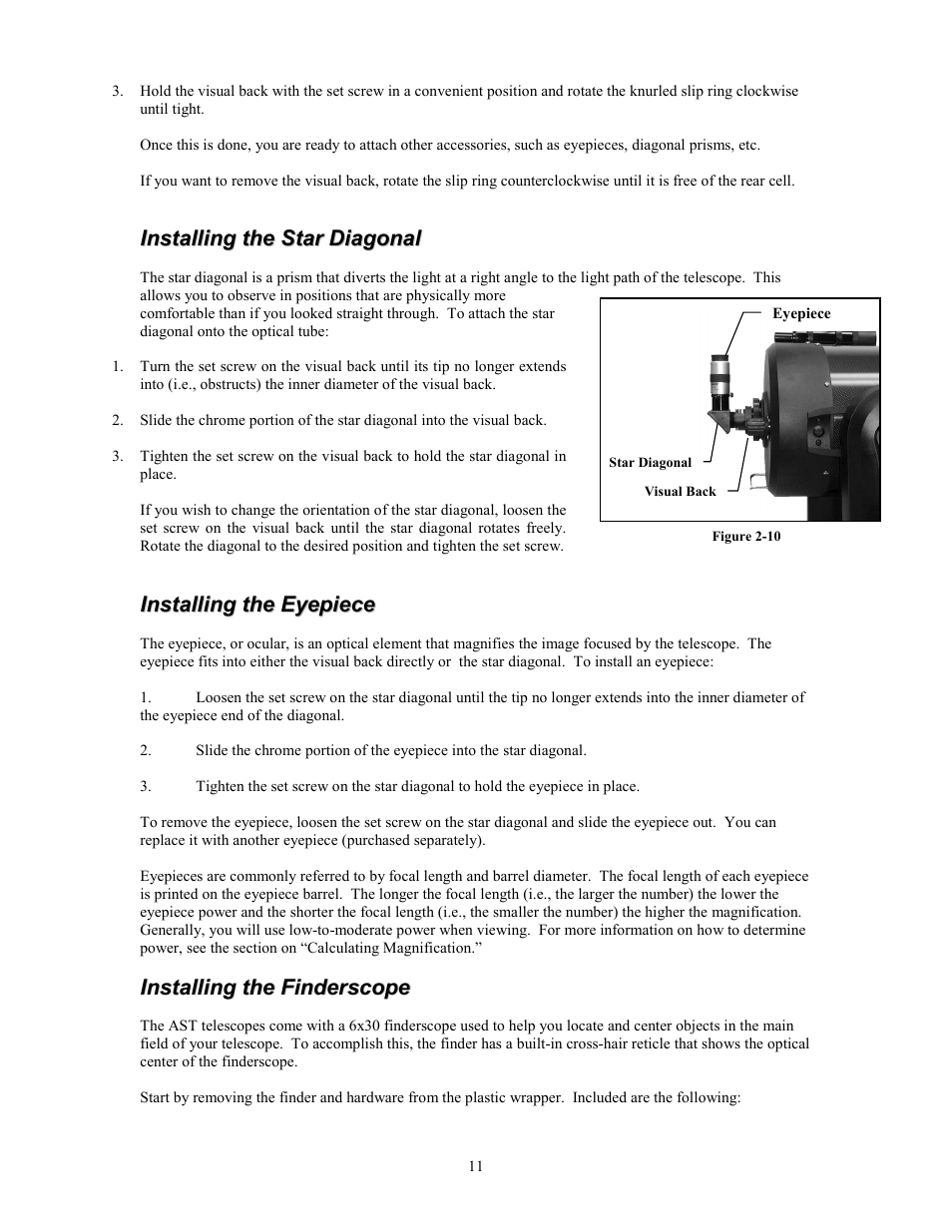 Celestron C8-S User Manual | Page 11 / 69