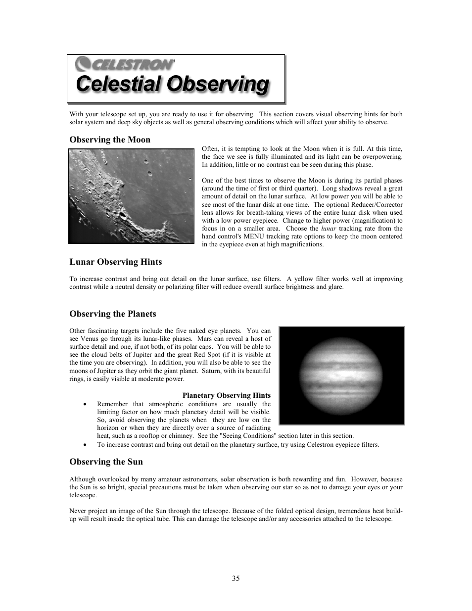 Celestron C8-S User Manual | Page 35 / 69