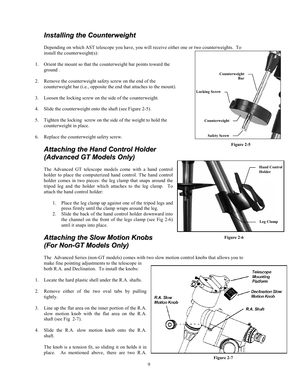 Celestron C8-S User Manual | Page 9 / 69