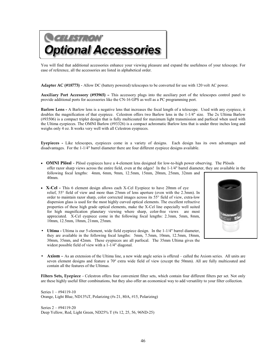 Celestron Advanced Series C6-R User Manual | Page 46 / 69