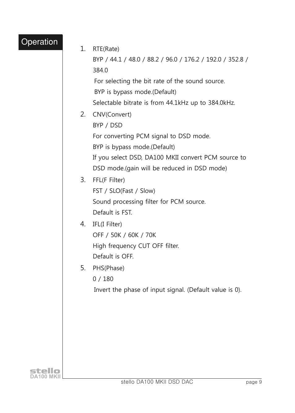 April Music Stello DA100 MKII User Manual | Page 11 / 21