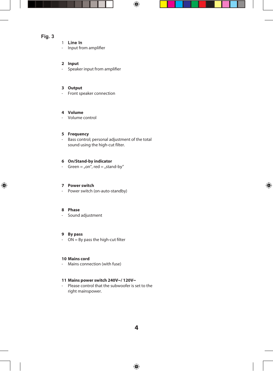 April Music Aura Aura polo-s subwoofer User Manual | Page 4 / 8