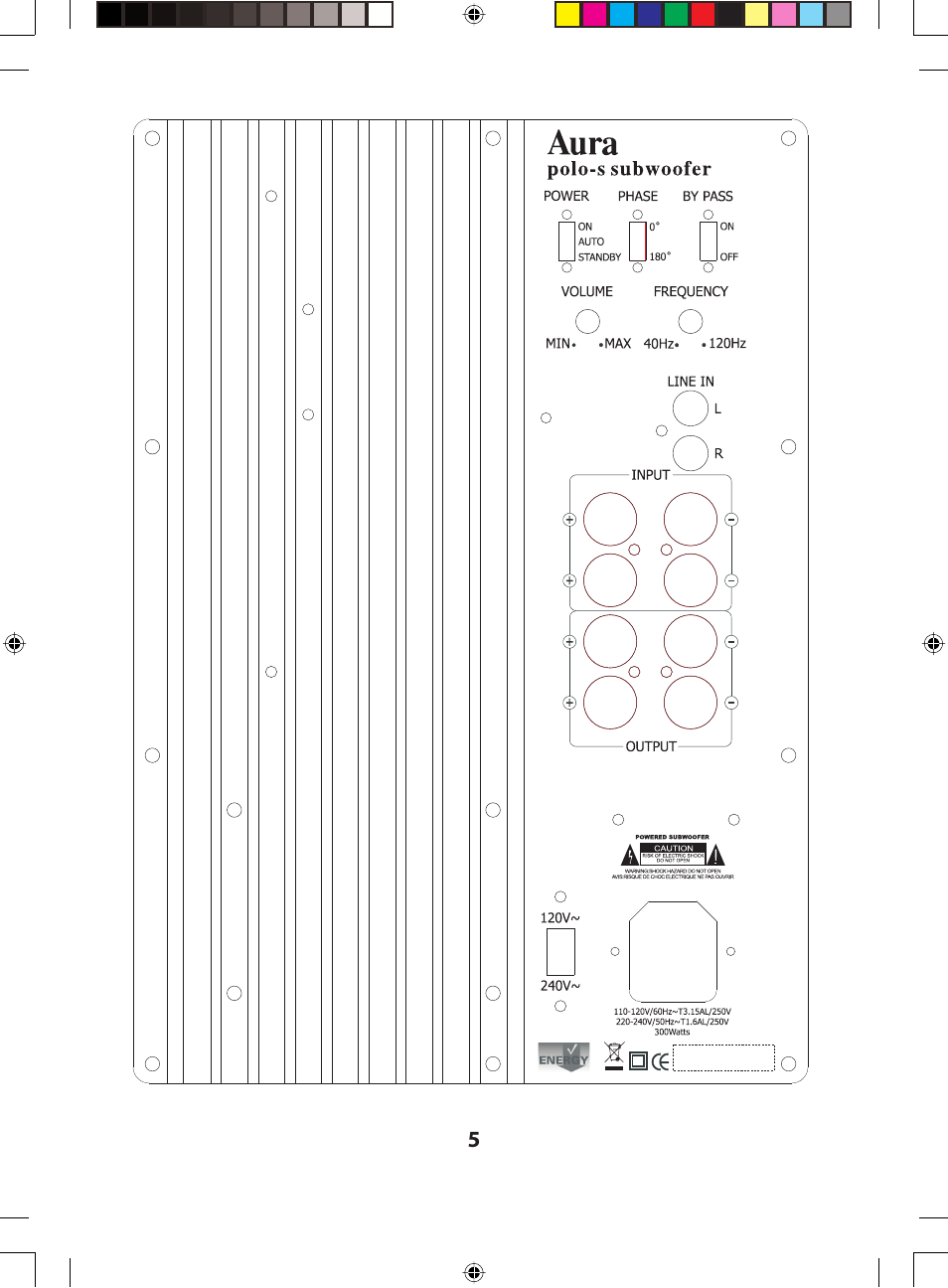 April Music Aura Aura polo-s subwoofer User Manual | Page 5 / 8