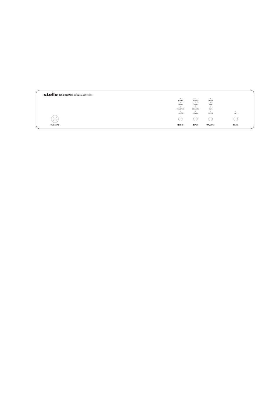 Operation | April Music Stello DA220MK2 User Manual | Page 8 / 10